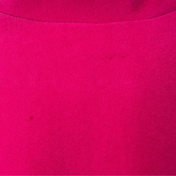 Vintage 70s Van Raalte At Home Wear Robe Duster Hostess Pink Red 16 Housecoat - Picture 9 of 11